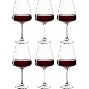 Leonardo Rode Wijnglazen - Paladino - 660 ml - 6 stuks