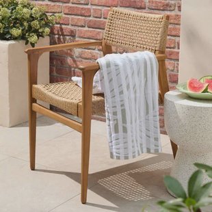 BEACHWAVE strandlaken Floral - groen (velours) (180x100 cm)