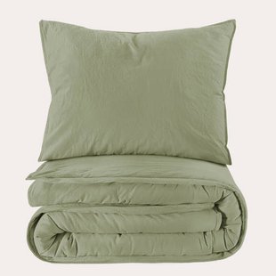 NOUS Living stonewashed dekbedovertrek 1-persoons (140x220 cm)