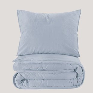 NOUS Living stonewashed dekbedovertrek 1-persoons (140x220 cm)