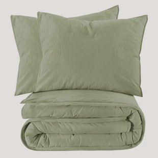 NOUS Living stonewashed dekbedovertrek lits-jumeaux (240x220 cm)