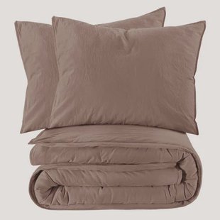 NOUS Living stonewashed dekbedovertrek lits-jumeaux (240x220 cm)