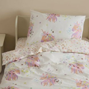 NOUS Kids katoenen dekbedovertrek kinderbed