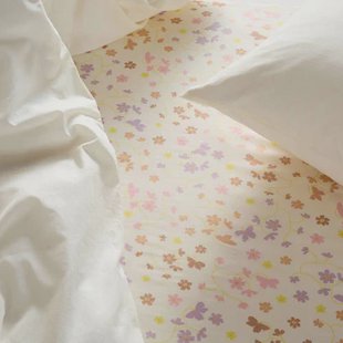 NOUS Kids katoenen hoeslaken (90x200 cm) - Rainbow pony