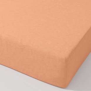 W katoenen hoeslaken - oranje