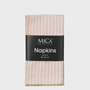 Mica Decorations servet (set van 4) (40x40 cm)