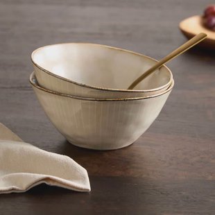 NOUS Living Natural kom (Ø15,5 cm) (set van 2)