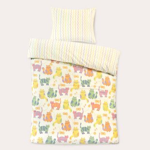 NOUS Kids katoenen dekbedovertrek kinderbed