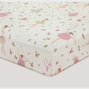 NOUS Kids katoenen hoeslaken ledikant (120x60 cm)