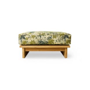 HKLIVING hocker outdoor teak (botanical)