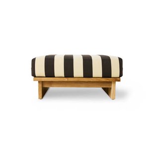HKLIVING hocker outdoor teak (stracciatella)