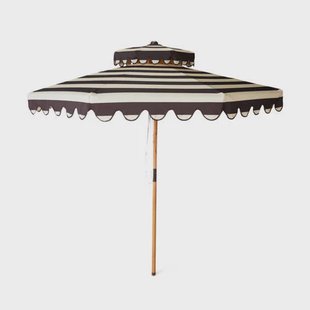 HKLIVING Striped patio parasol Ø270 cm