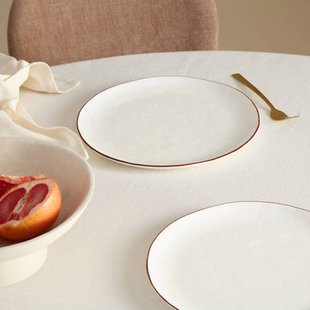 NOUS Living Edge dinerbord (Ø27 cm) (set van 2)