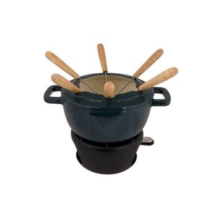 Cosy & Trendy Fondueset Fontestic Gietijzer Green Heron - Ø 18 cm