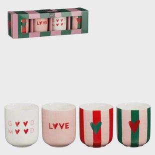 Mica Decorations koffiekopje (set van 4) (7,5x9 cm)