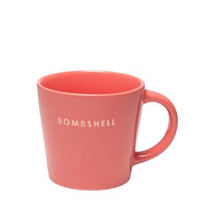 Vondels cappuccino mok BOMBSHELL coral (250 ml)