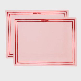 Vondels placemat GOOD FOOD (set van 2)