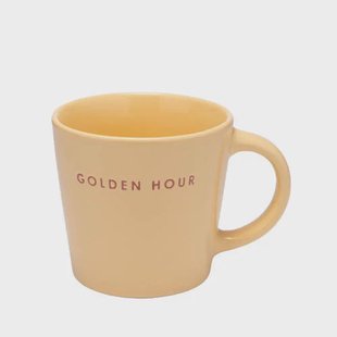 Vondels cappuccino mok GOLDEN HOUR yellow (250 ml)