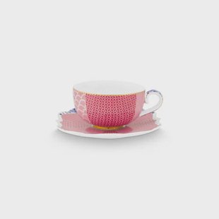 Pip Studio Royal Multi espresso kop en schotel (125 ml)