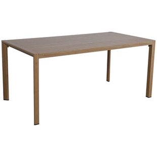 Garden Impressions Garden Impressions Felini tuintafel aluminium - 160x84 cm - light teak look