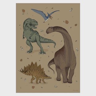 Poster & Frame Poster - Marenberg - Dinosaurer (29.7 x 42 cm cm)