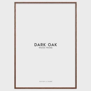Poster & Frame houten lijst donker eiken acryl - A3 (29.7 x 42 cm cm)