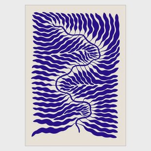 Poster & Frame Poster - The Poster Club x Linnea Andersson - Little Blue (30 x 40 cm cm)