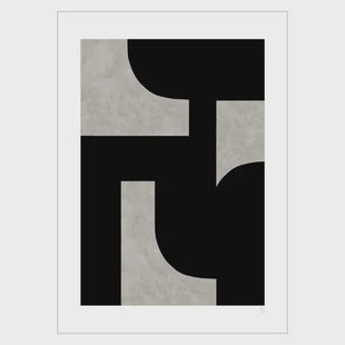 Poster & Frame Poster - Berit Mogensen Lopez - Black Sculpture (50 x 70 cm cm)