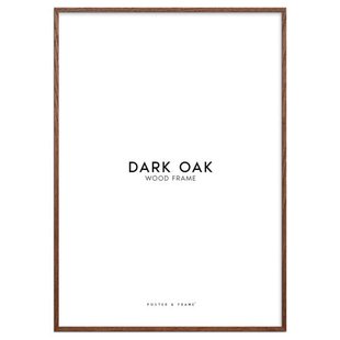 Poster & Frame houten lijst donker eiken acryl - A3 (30 x 40 cm cm)