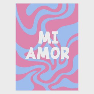 Poster & Frame Poster - Yuli Saputra - Mi Amor (50 x 70 cm cm)