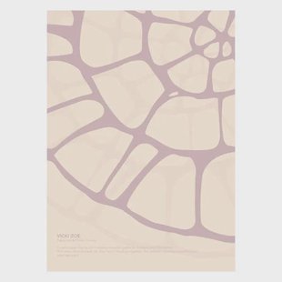 Poster & Frame Poster - Vicki Zoe - SOFTROSE FOSSIL (50 x 70 cm cm)