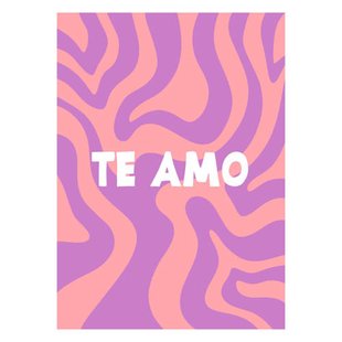 Poster & Frame Poster - Yuli Saputra - Te Amo (30 x 40 cm cm)