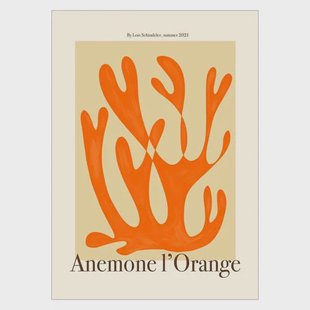 Poster & Frame Poster - PSTR Studio - Lois - Anemone I'Orange (50 x 70 cm cm)