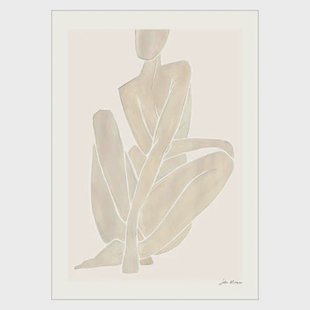 Poster & Frame Poster - PSTR Studio - Sella Molenaar - Female form 02 (50 x 70 cm cm)