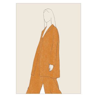 Poster & Frame Poster - The Poster Club x Chloe Purpero Johnson - Comfy Suit (50 x 70 cm cm)
