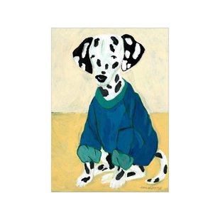 Poster & Frame Poster - The Poster Club x Hanna Peterson - Dalmatian in Sweatshirt (30 x 40 cm cm)