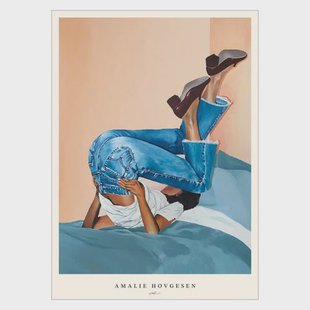 Poster & Frame Poster - Amalie Hovgesen - Bedtime (70 x 100 cm cm)
