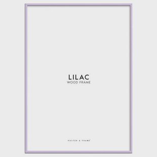 Poster & Frame houten lijst lila acryl (30 x 40 cm cm)