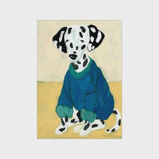 Poster & Frame Poster - The Poster Club x Hanna Peterson - Dalmatian in Sweatshirt (50 x 70 cm cm)