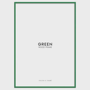 Poster & Frame houten lijst groen acryl (30 x 40 cm cm)