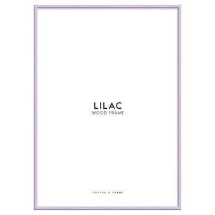 Poster & Frame houten lijst lila acryl (50 x 70 cm cm)