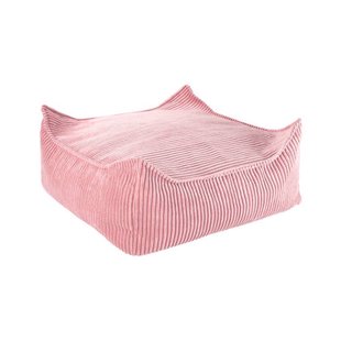 Wigiwama Roze Mousse Vierkante Ottoman