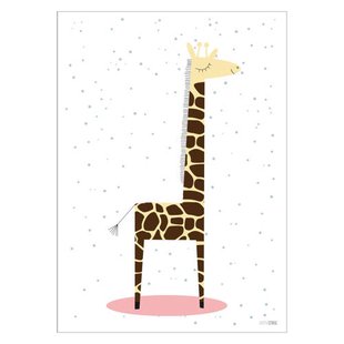 Poster & Frame Poster - Min Streg - Pige Giraf (50 x 70 cm cm)