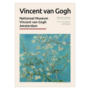 Poster & Frame Poster - Vincent van Gogh x PSTR Studio - Vincent van Gogh - Almond Blossom (30 x 40 cm cm)