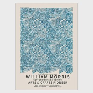Poster & Frame Poster - William Morris x PSTR Studio - William Morris - Exhibition (70 x 100 cm cm)