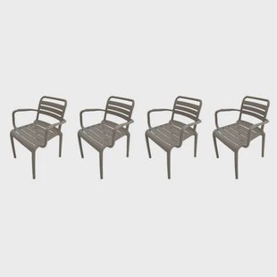 Garden Impressions Orleans tuinstoelen (set van 4) - taupe