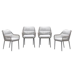 Garden Impressions Toledo tuinstoelen (set van 4) taupe
