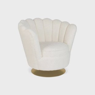 Bold Monkey Mother Of All Shells fauteuil teddy naturel