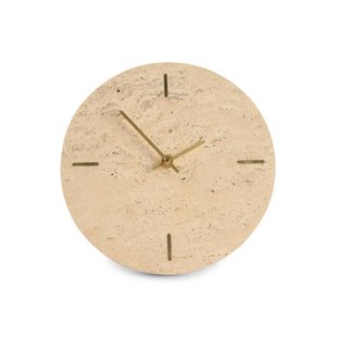 SP Collection tafelklok travertijn beige