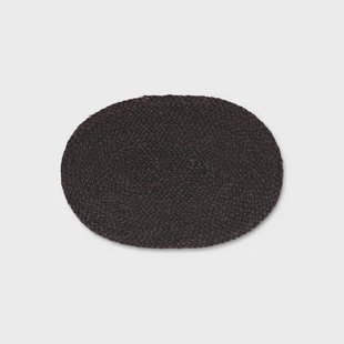 Salt & Pepper placemat (45x30cm) ovaal maisblad zwart TableTop